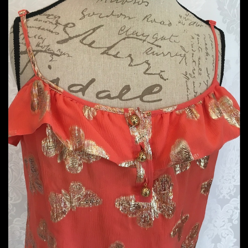 Golden Butterfly Tank